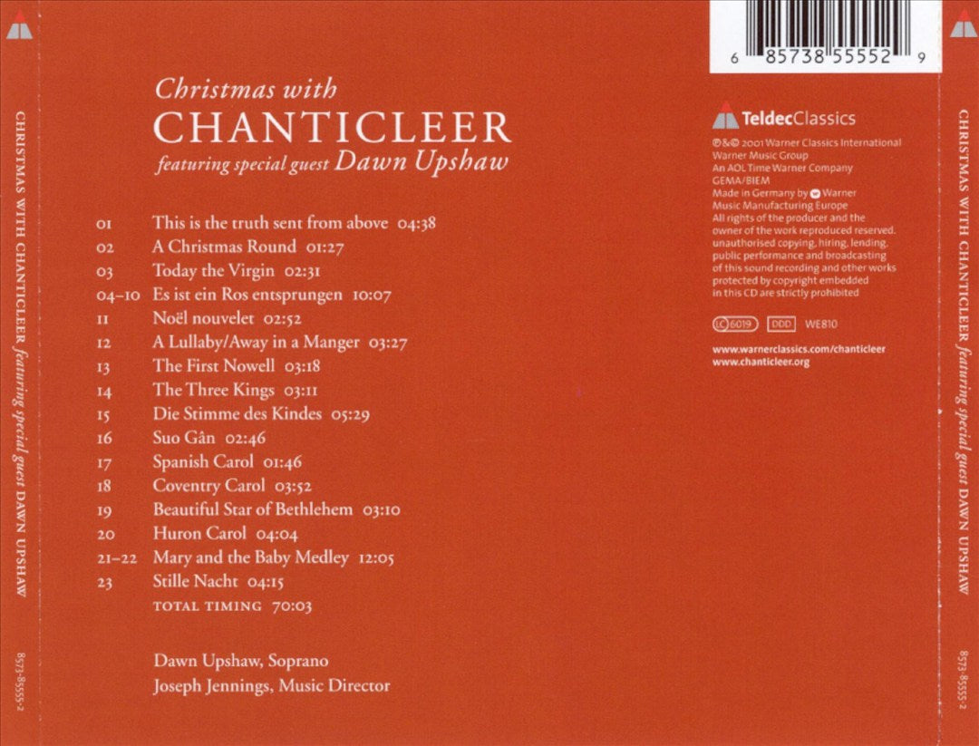 Christmas with Chanticleer cover art