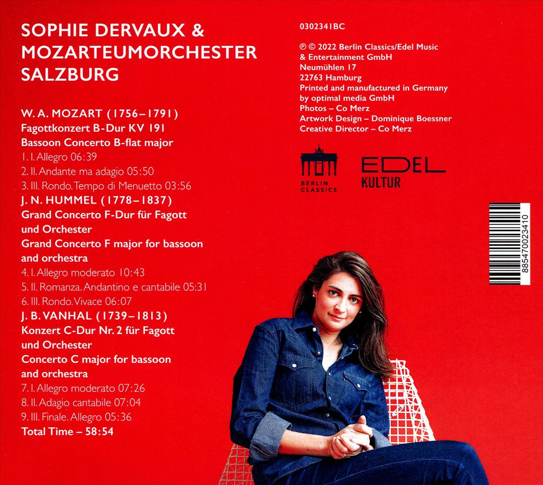 Mozart, Hummel, Vanhal cover art