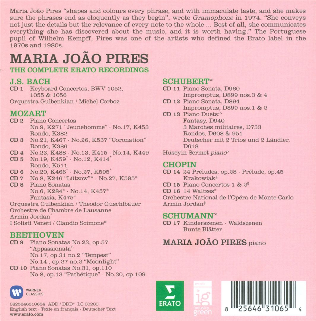 Complete Erato Recordings cover art