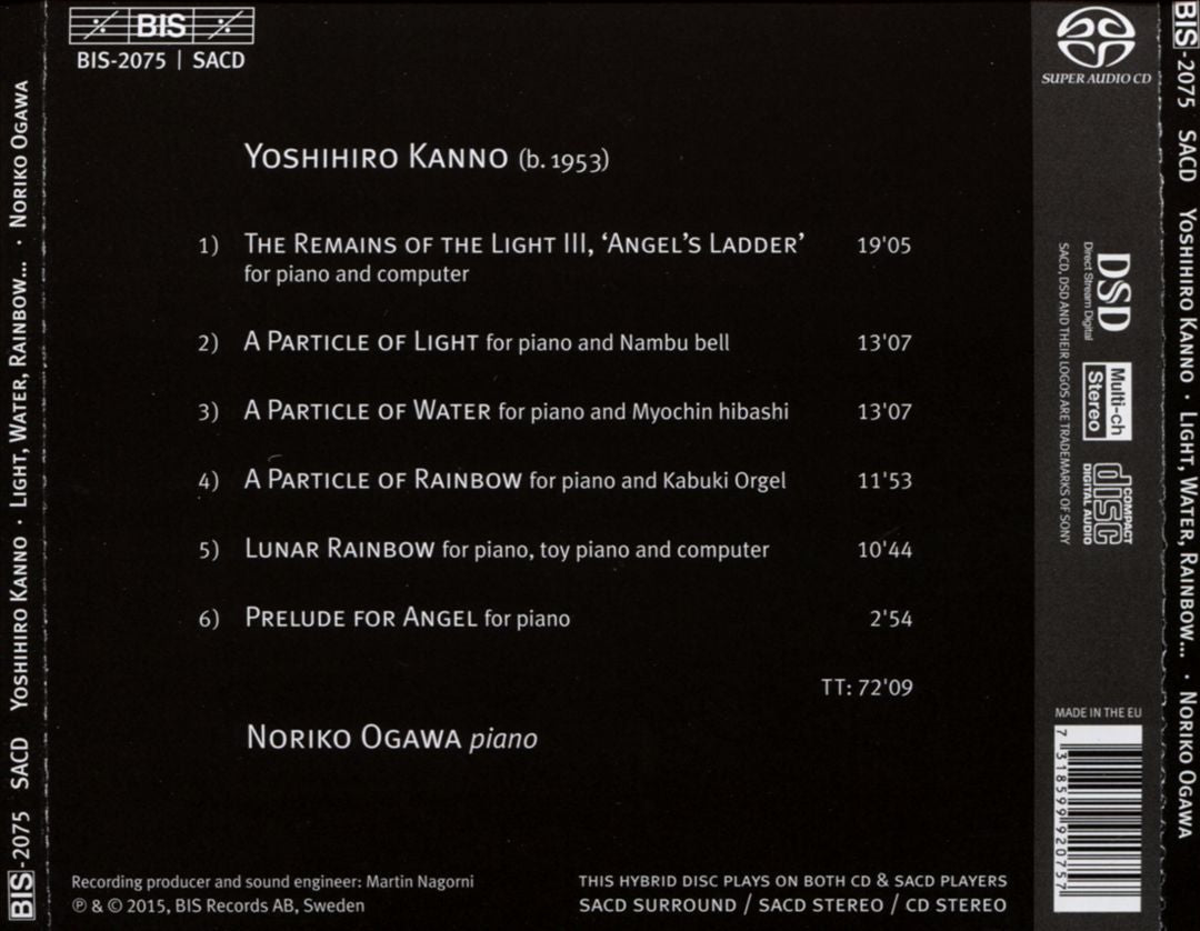 Yoshihiro Kanno: Light, Water, Rainbow... cover art