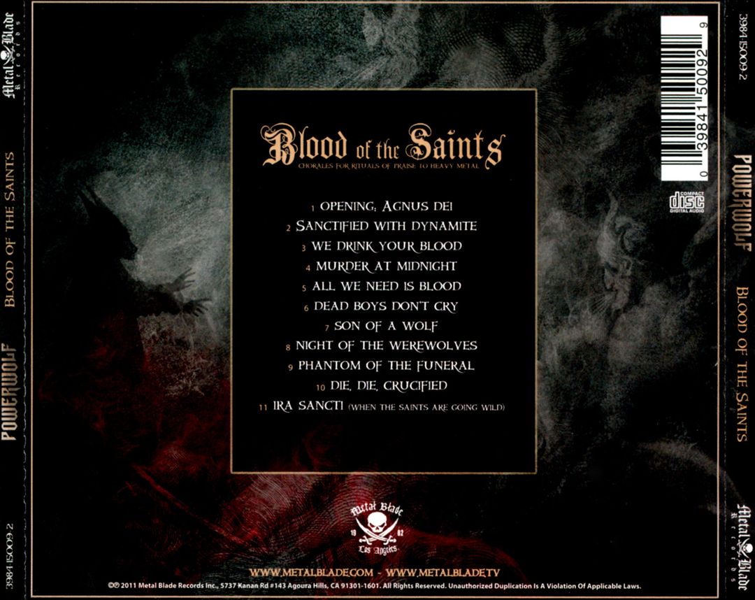 Blood of the Saints cover art