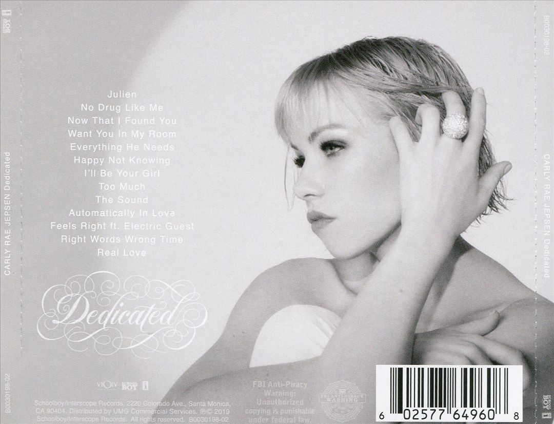 Dedicated cover art