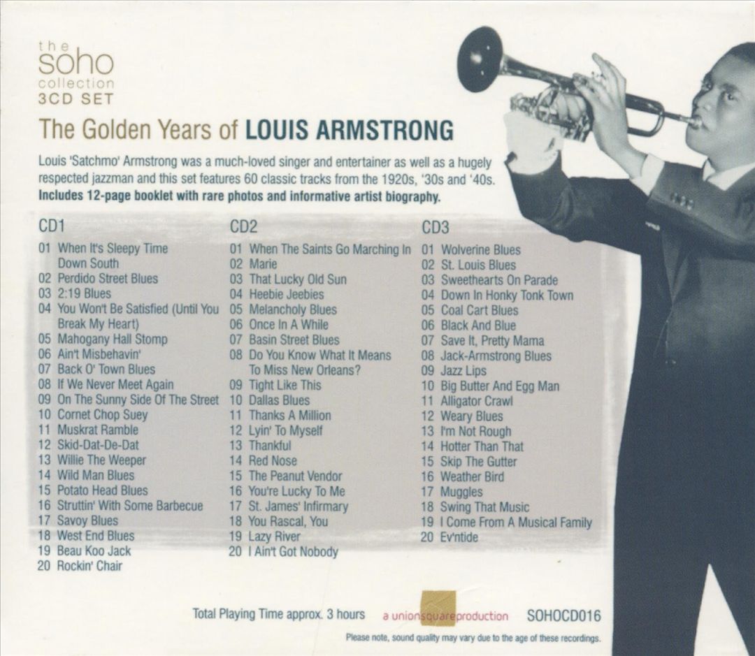Golden Years of Louis Armstrong cover art