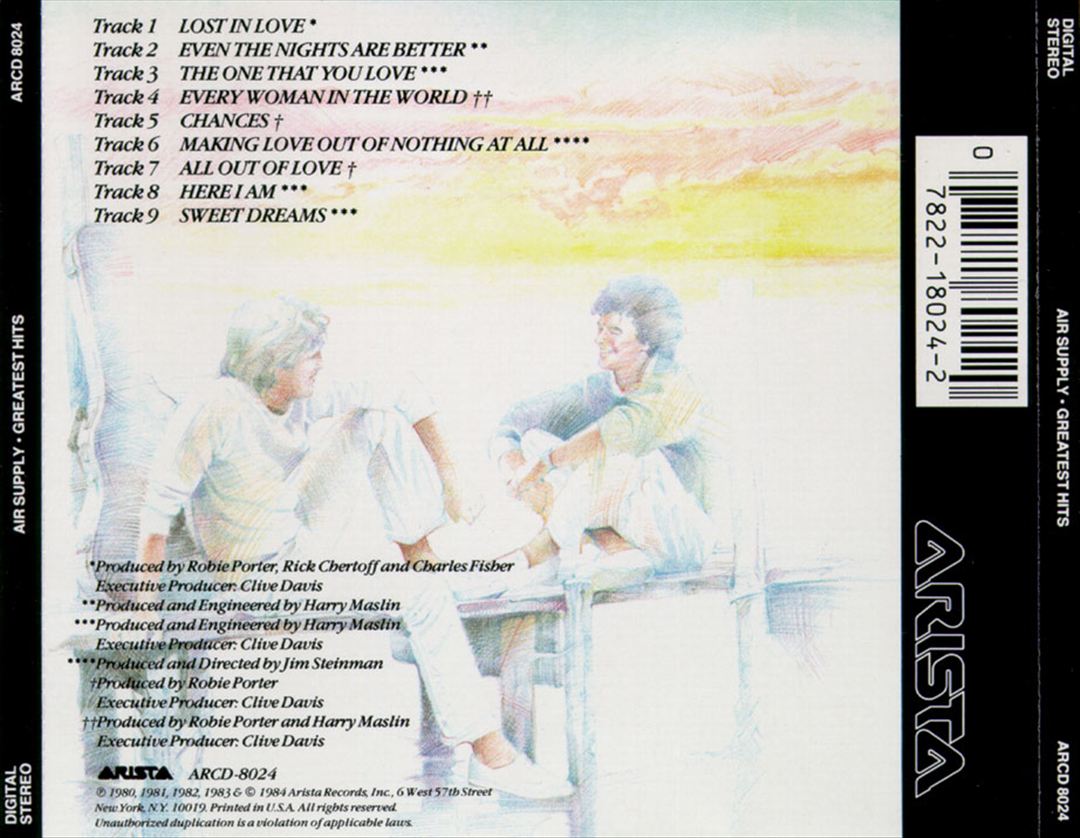 Greatest Hits [Arista] cover art