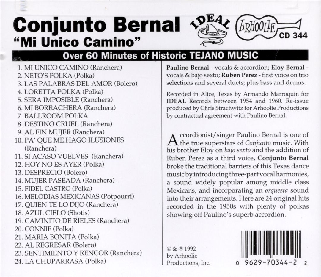 Tejano Roots: Mi Unico Camino cover art