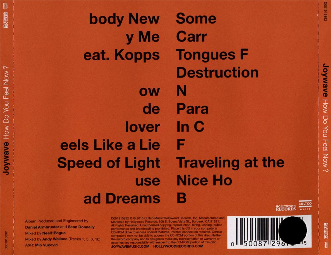 How Do You Feel Now? cover art