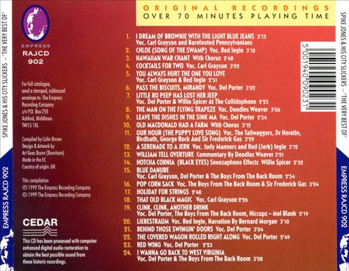 Very Best of Spike Jones [Empress] cover art