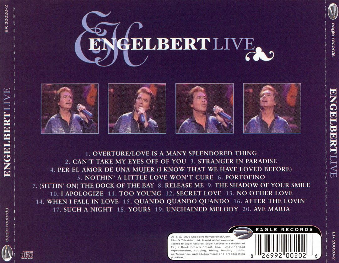 Engelbert Live cover art