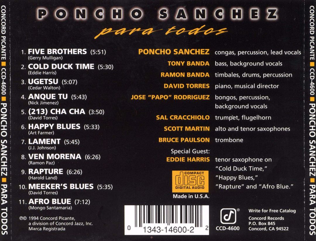 Para Todos cover art