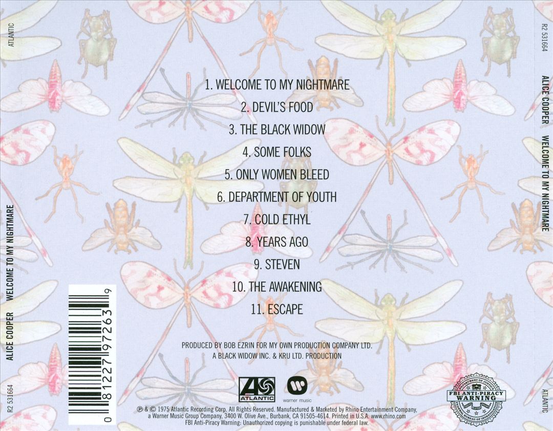 Welcome to My Nightmare cover art