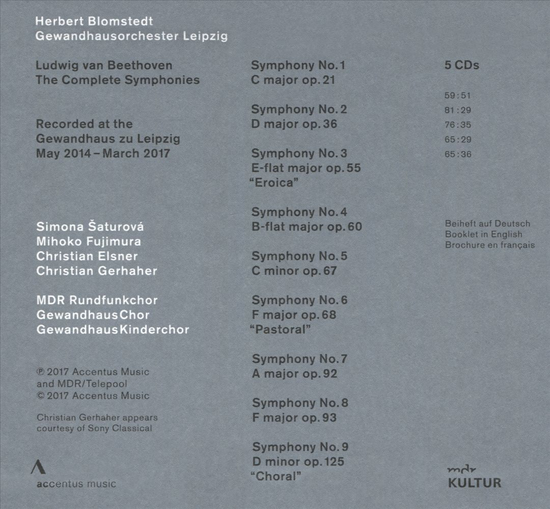 Beethoven: The Complete Symphonies cover art