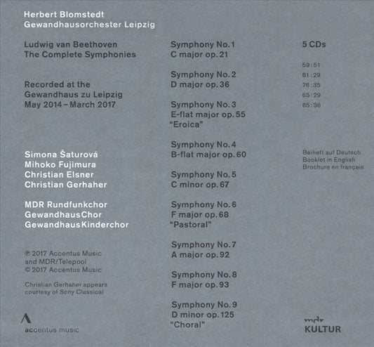 Beethoven: The Complete Symphonies cover art