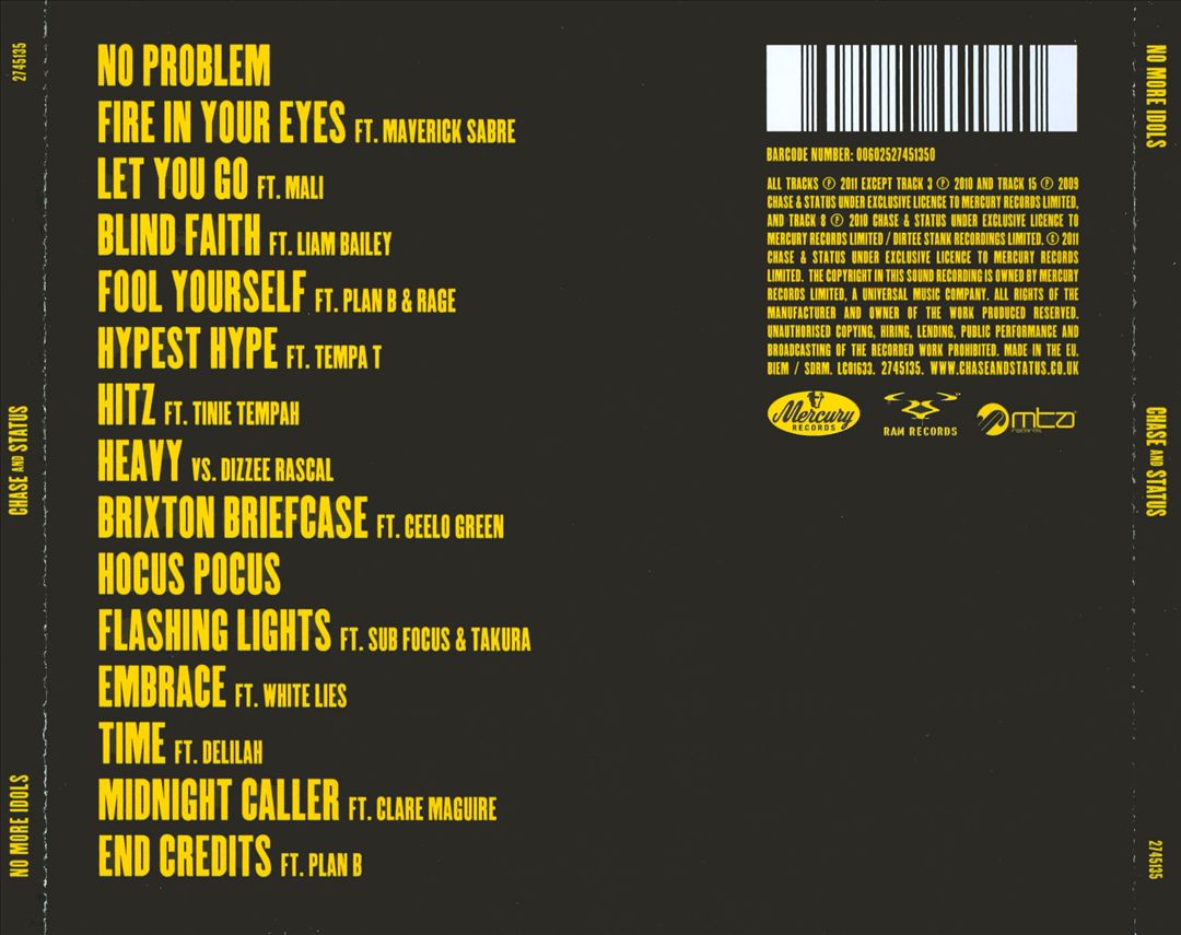 No More Idols cover art