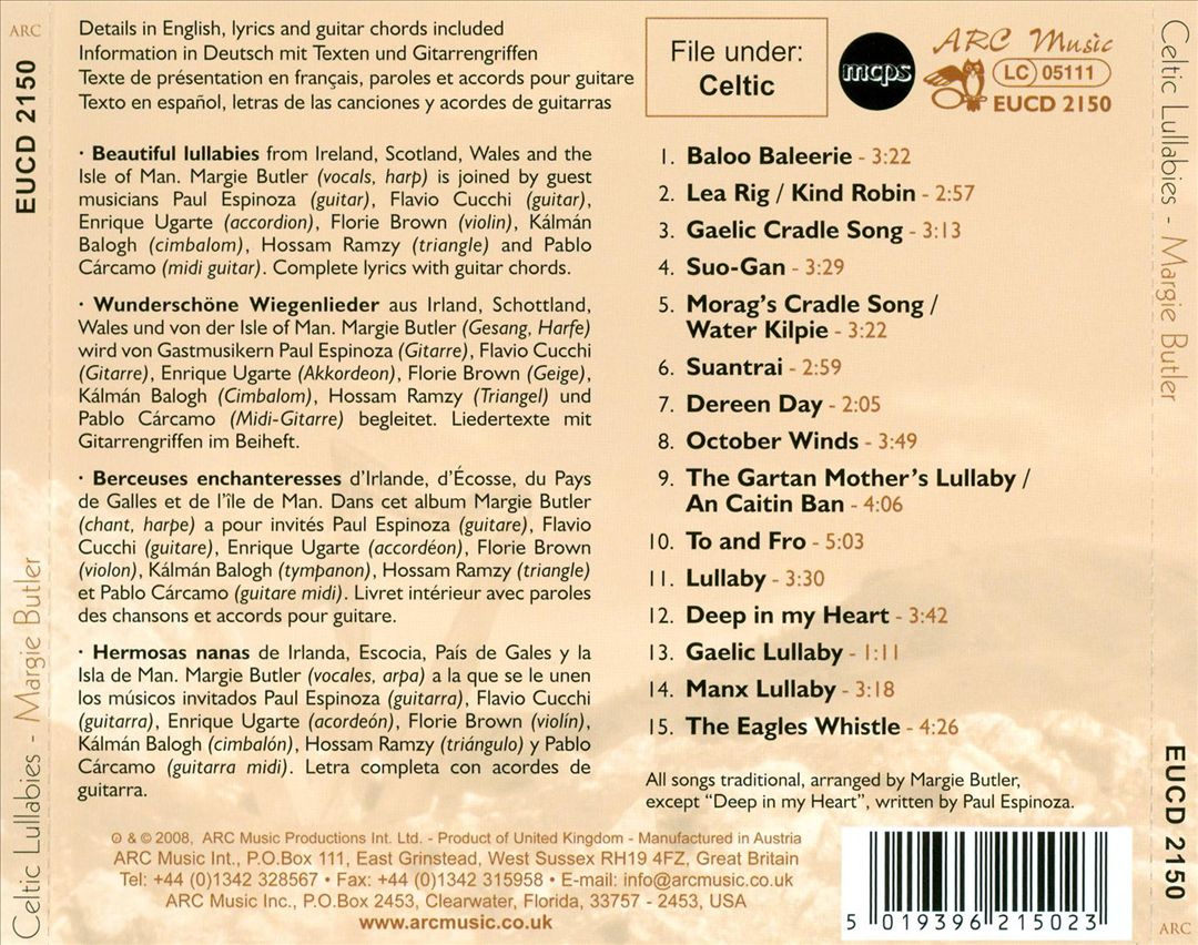 Celtic Lullabies cover art