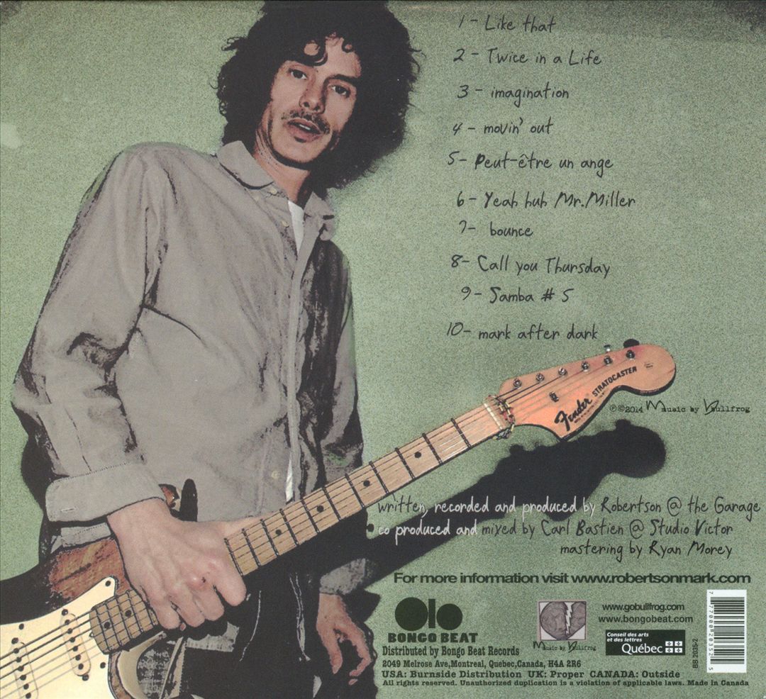 Robertson & the Formerly Known Bullfrog cover art