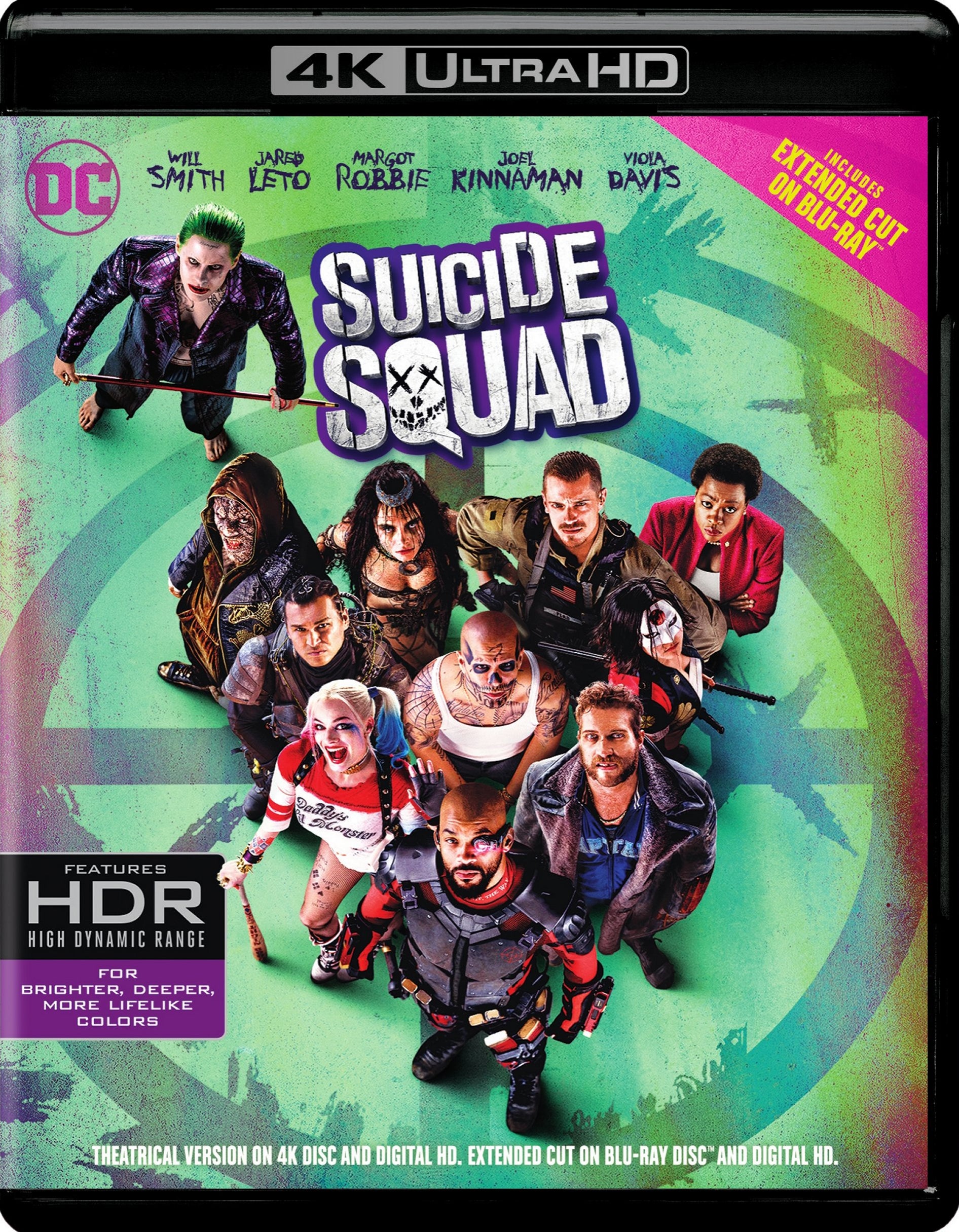 Suicide Squad [4K Ultra HD Blu-ray/Blu-ray] cover art