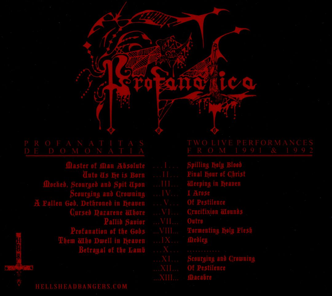 Profanatitas de Domonatia cover art