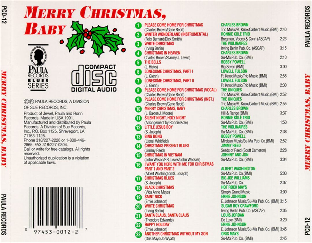 Merry Christmas, Baby [Paula] cover art