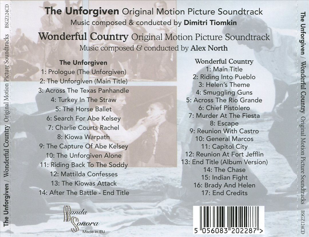 Unforgiven / The Wonderful Country [Original Motion Picture Soundtracks] cover art