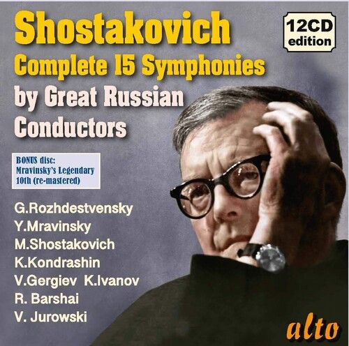 Shostakovich: Complete 15 Symphonies by Great Russian Conductors cover art