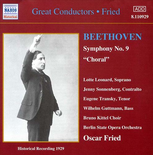 Great Conductors: Oscar Fried cover art