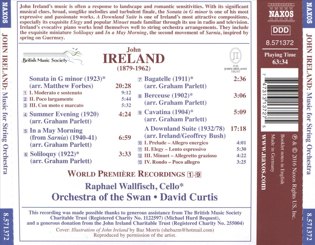 Ireland: Music for String Orchestra cover art