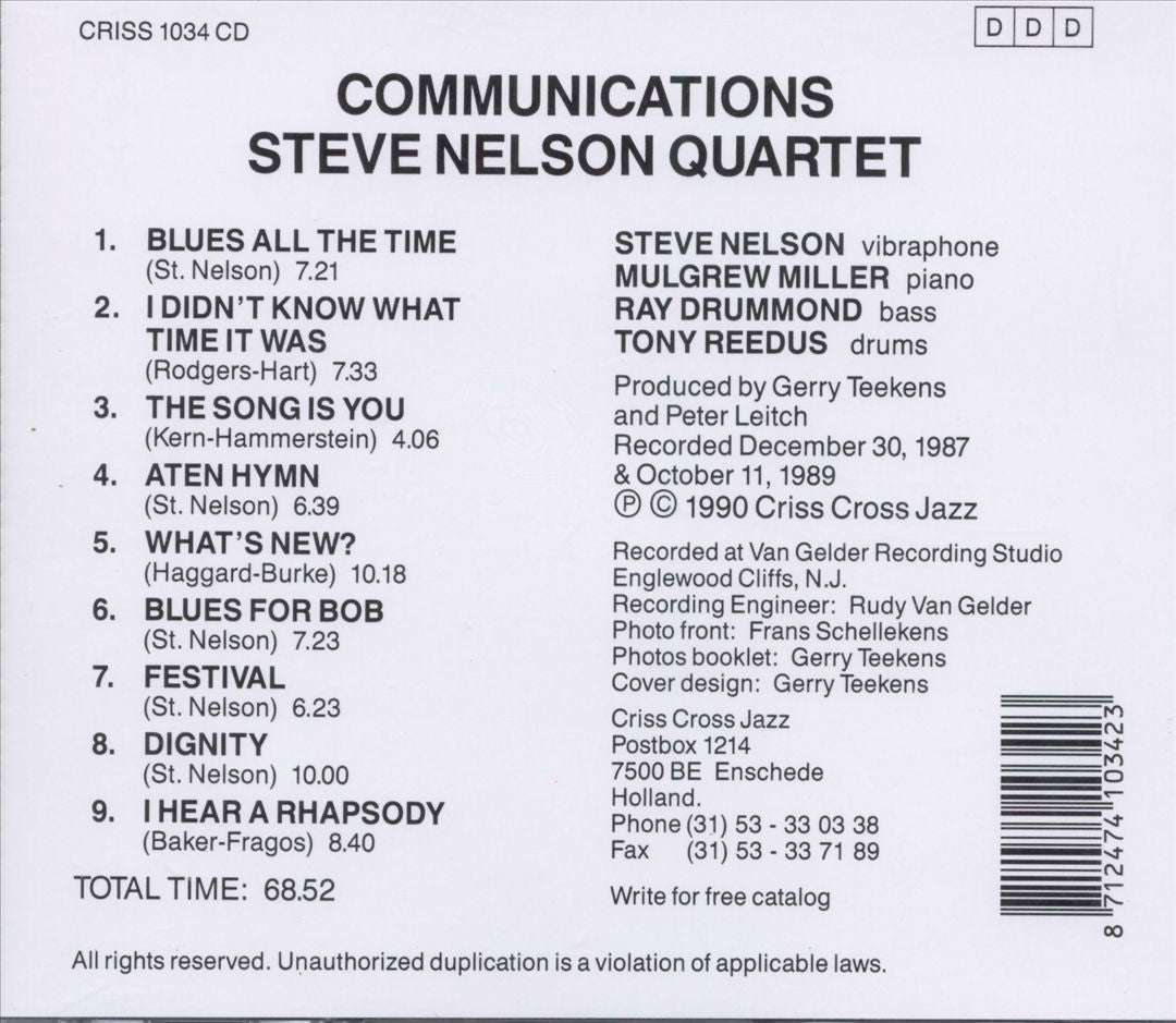 Communications cover art
