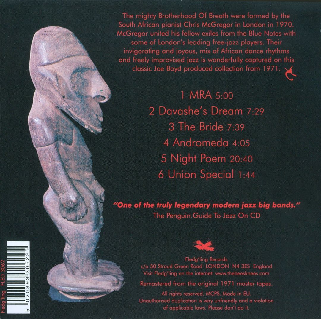 Chris McGregor's Brotherhood of Breath cover art
