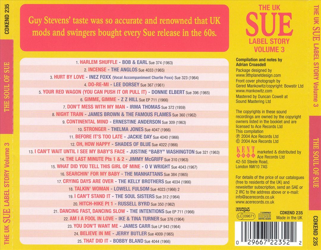 Soul of Sue: The UK Sue Label Story, Vol. 3 cover art