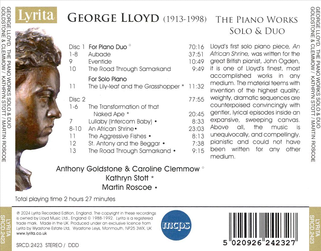George Lloyd: The Piano Works, Solo & Duo cover art