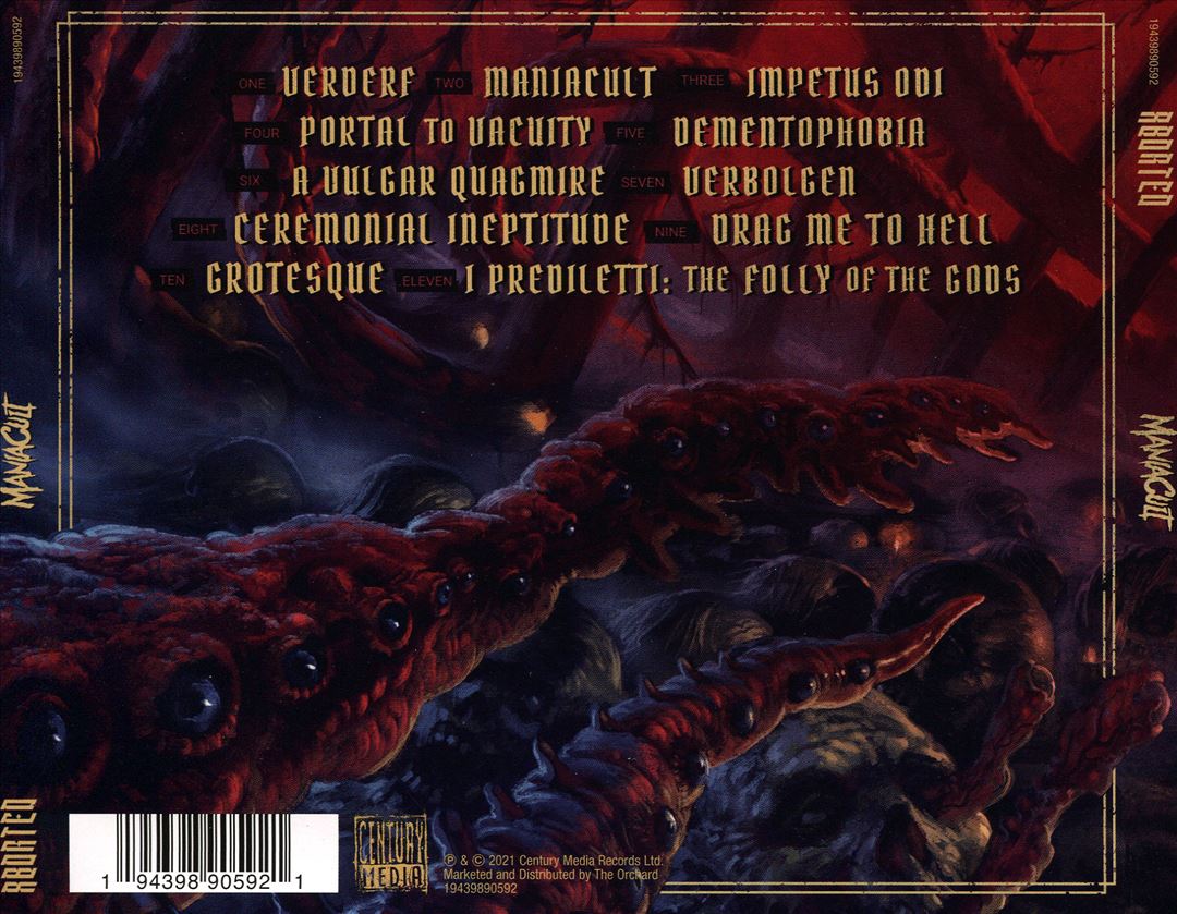 Maniacult cover art