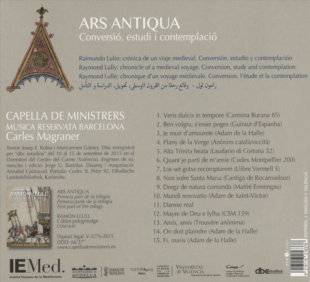 Ars Antiqua cover art