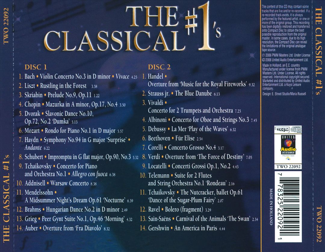 Classical #1's cover art