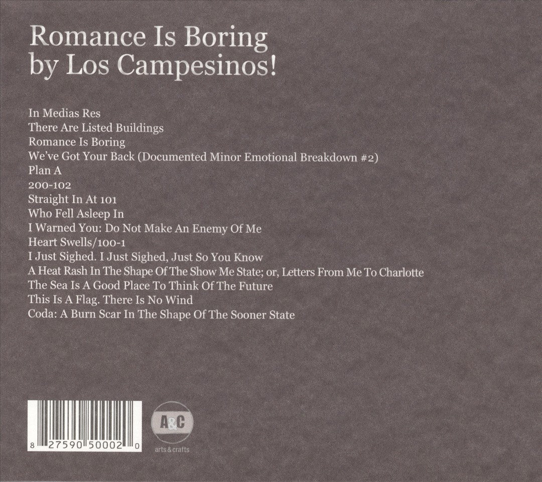 Romance Is Boring cover art