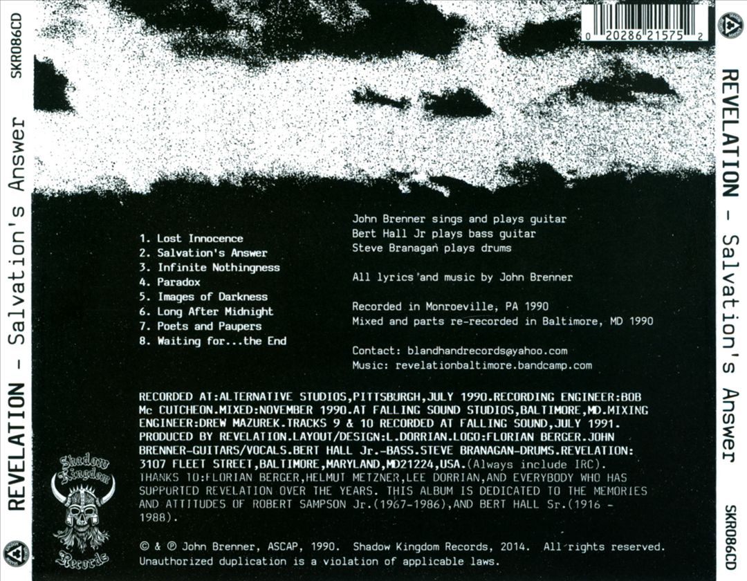 Salvation's Answer cover art