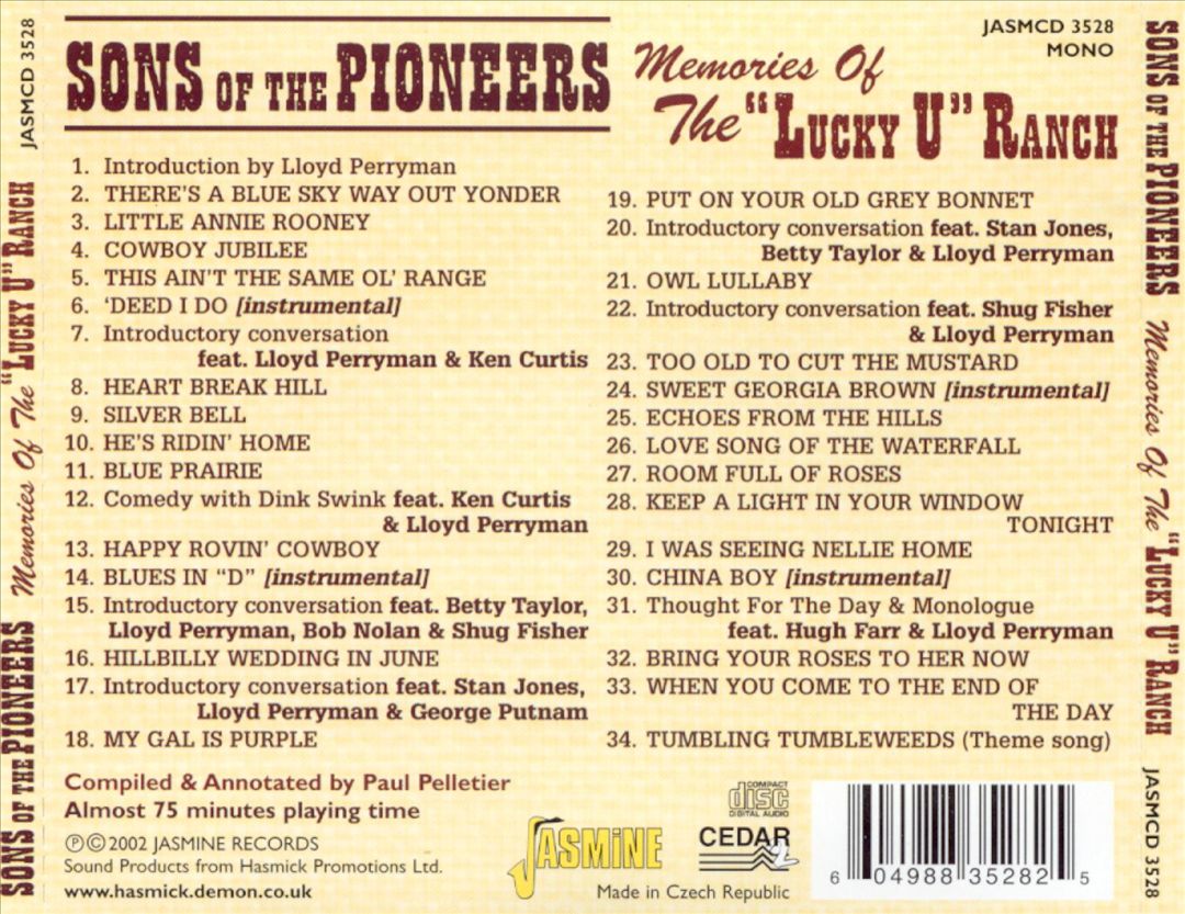 Memories of the Lucky U Ranch cover art