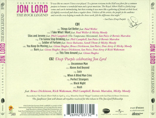 Celebrating Jon Lord: The Rock Legend cover art