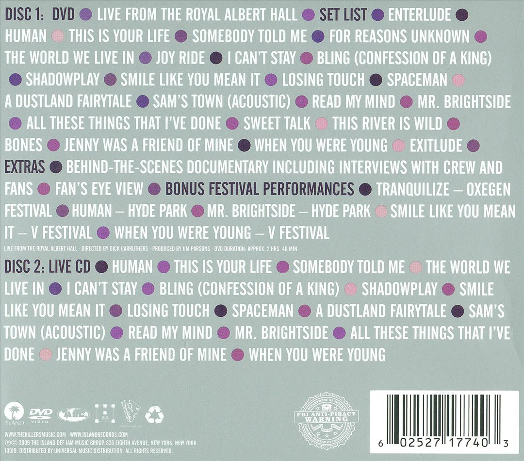 Live from the Royal Albert Hall cover art