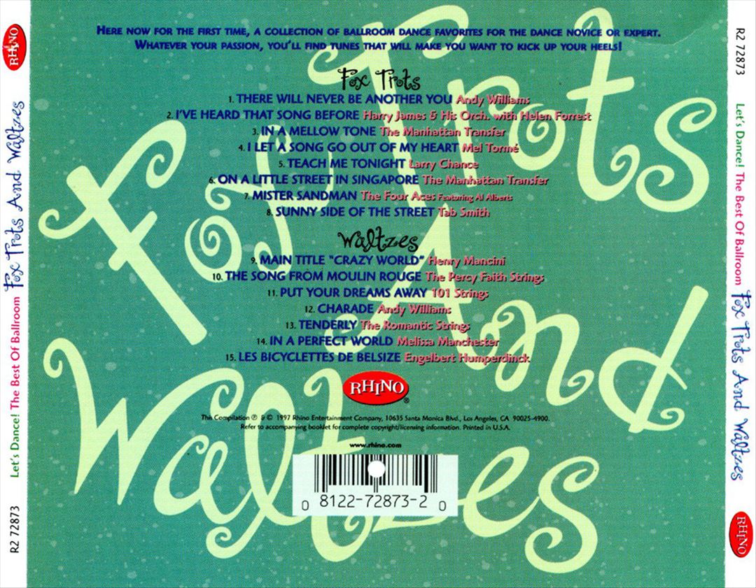 Let's Dance: The Best of Ballroom Foxtrots & Waltzes cover art