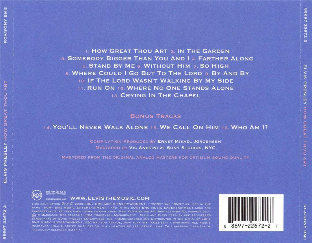 How Great Thou Art [Bonus Tracks] cover art