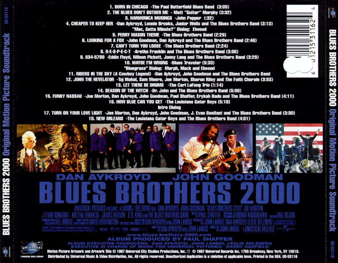 Blues Brothers 2000 cover art