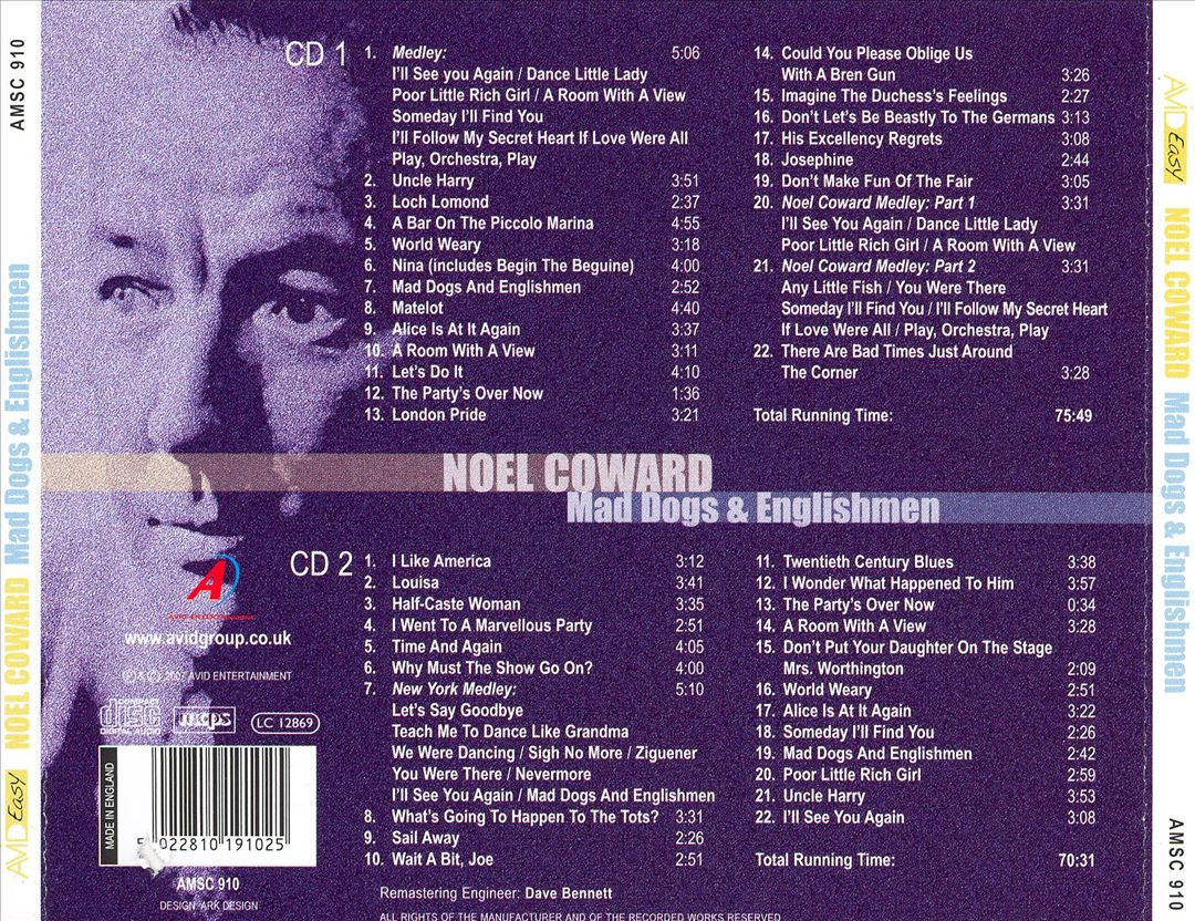 Mad Dogs and Englishmen [Avid Easy] cover art