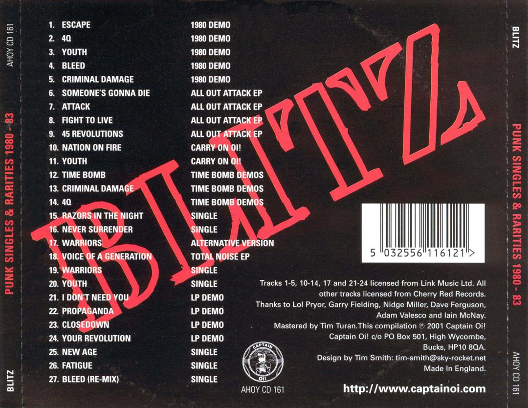 Punk Singles and Rarities: 1980-1983 cover art