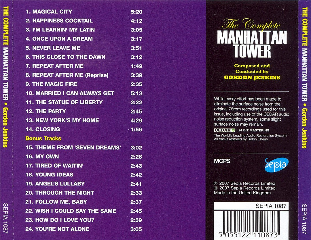 The Complete Manhattan Tower cover art