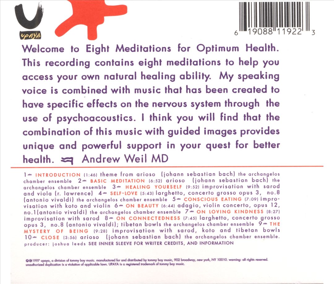 Eight Meditations for Optimum Health cover art