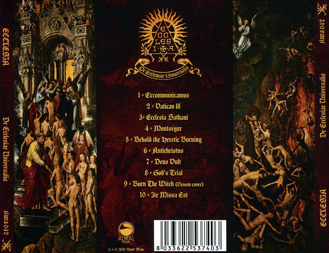De Ecclesiæ Universalis cover art