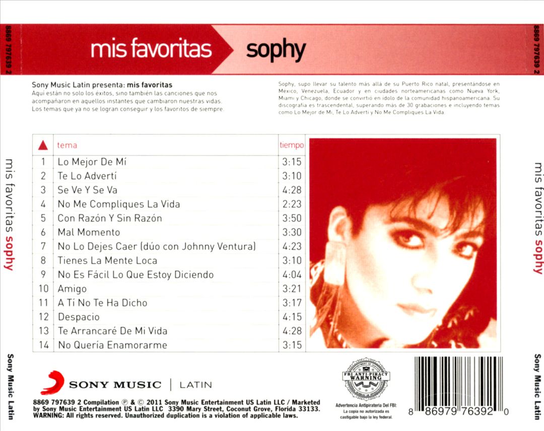 Mis Favoritas cover art
