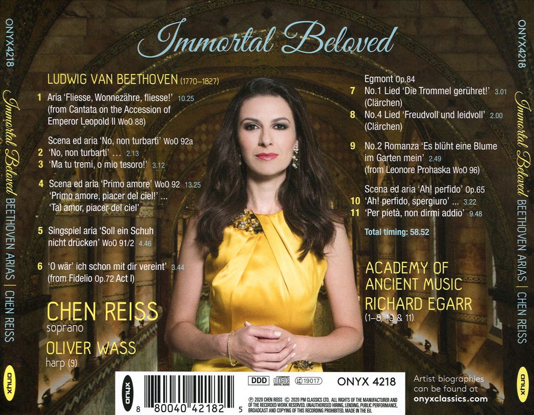 Immortal Beloved: Beethoven Arias cover art
