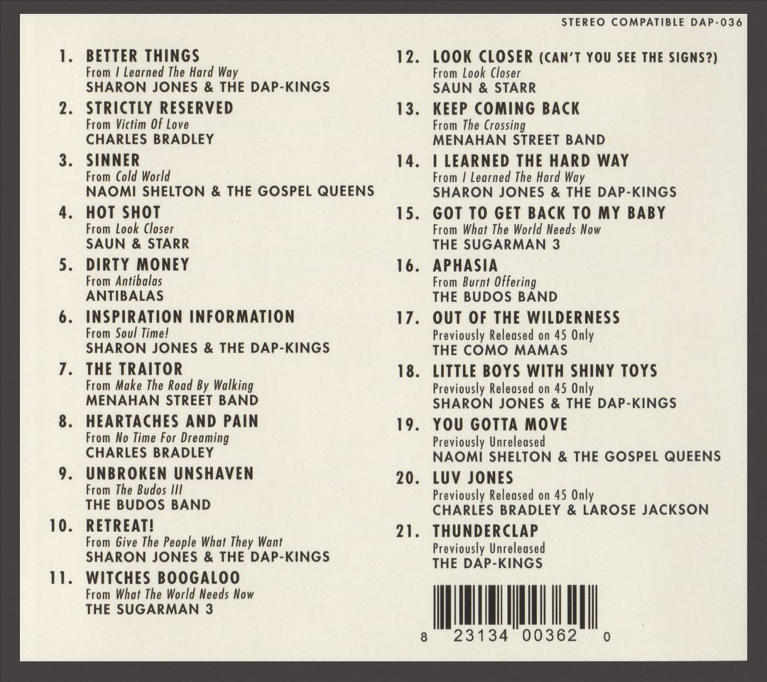 Daptone Gold, Vol. 2 cover art