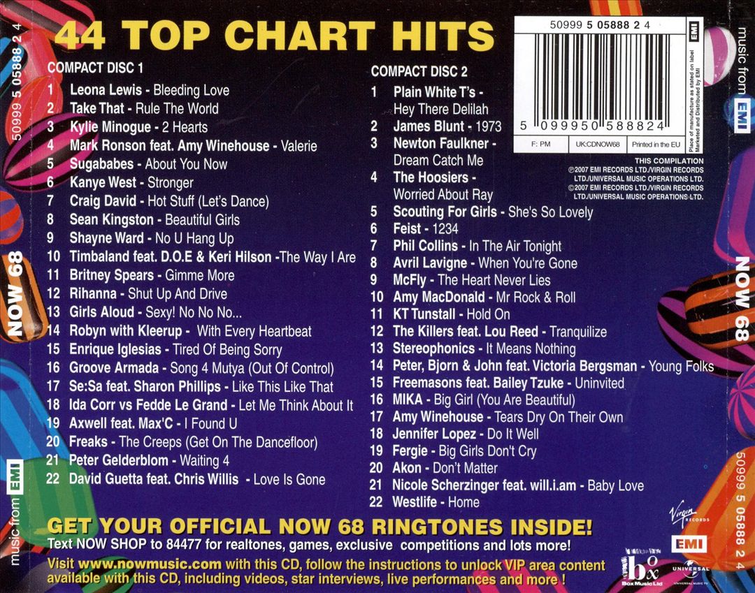 Now That's What I Call Music! 68 [UK] cover art
